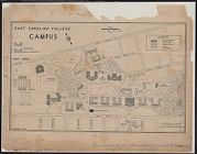 East Carolina College Campus Map